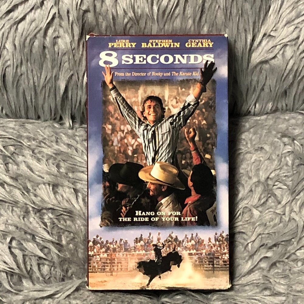 8 Seconds VHS 1994 Luke Perry Bull Riding